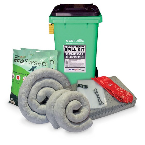 120L General Purpose Spill Kits | GP120 | Best spill kit for coolant spills | agricultural chemicals | cheap spill kit | best value spill kit | ecospill Brisbane Sydney Melbourne Perth Adelaide